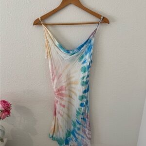 Colorful Tie-Dye Dress